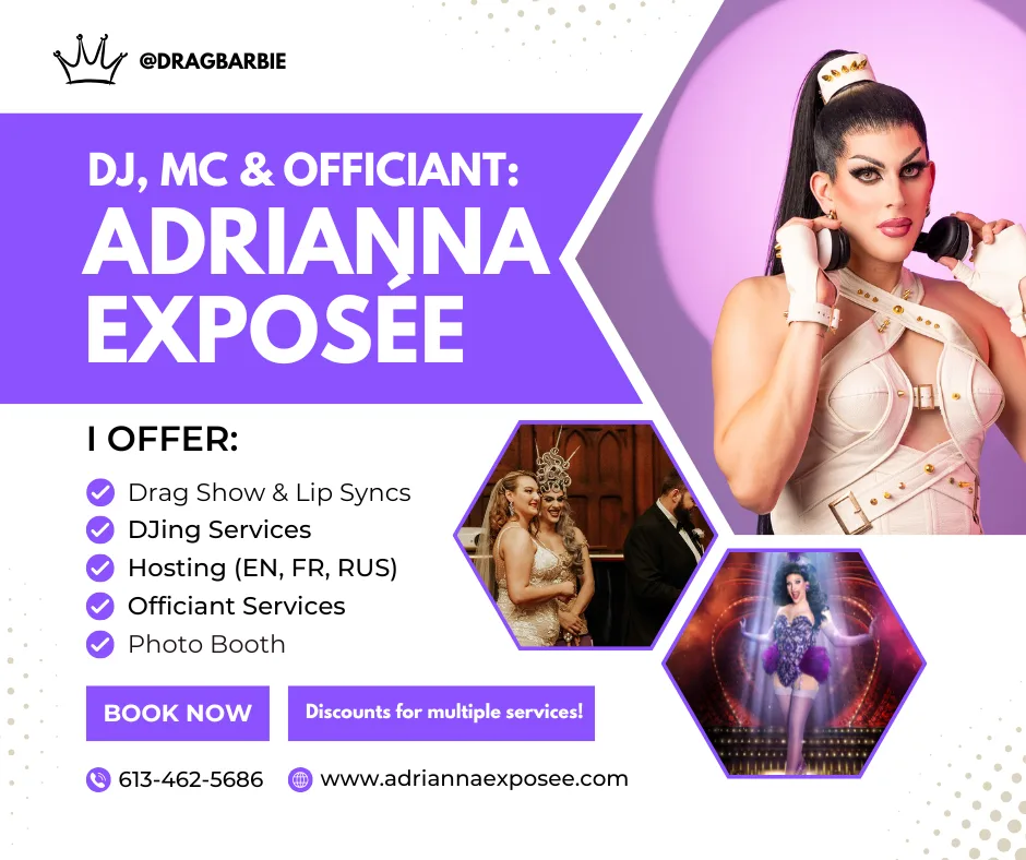 Wedding officiant, entertainer and performer, host, DJ