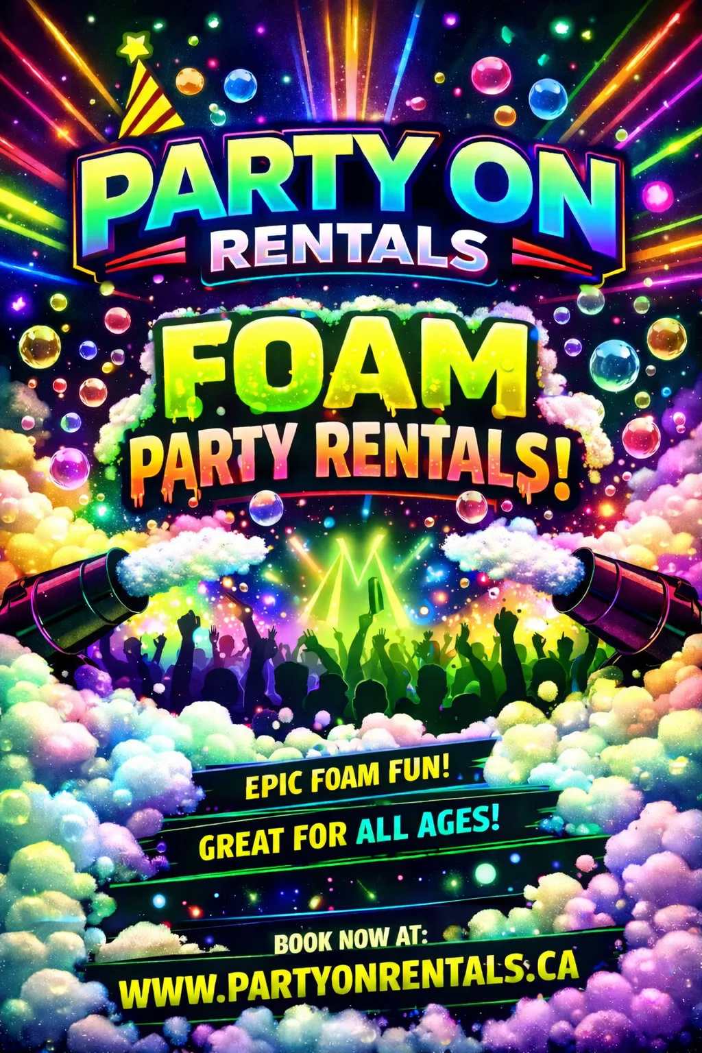 Foam Cannon Party Rental