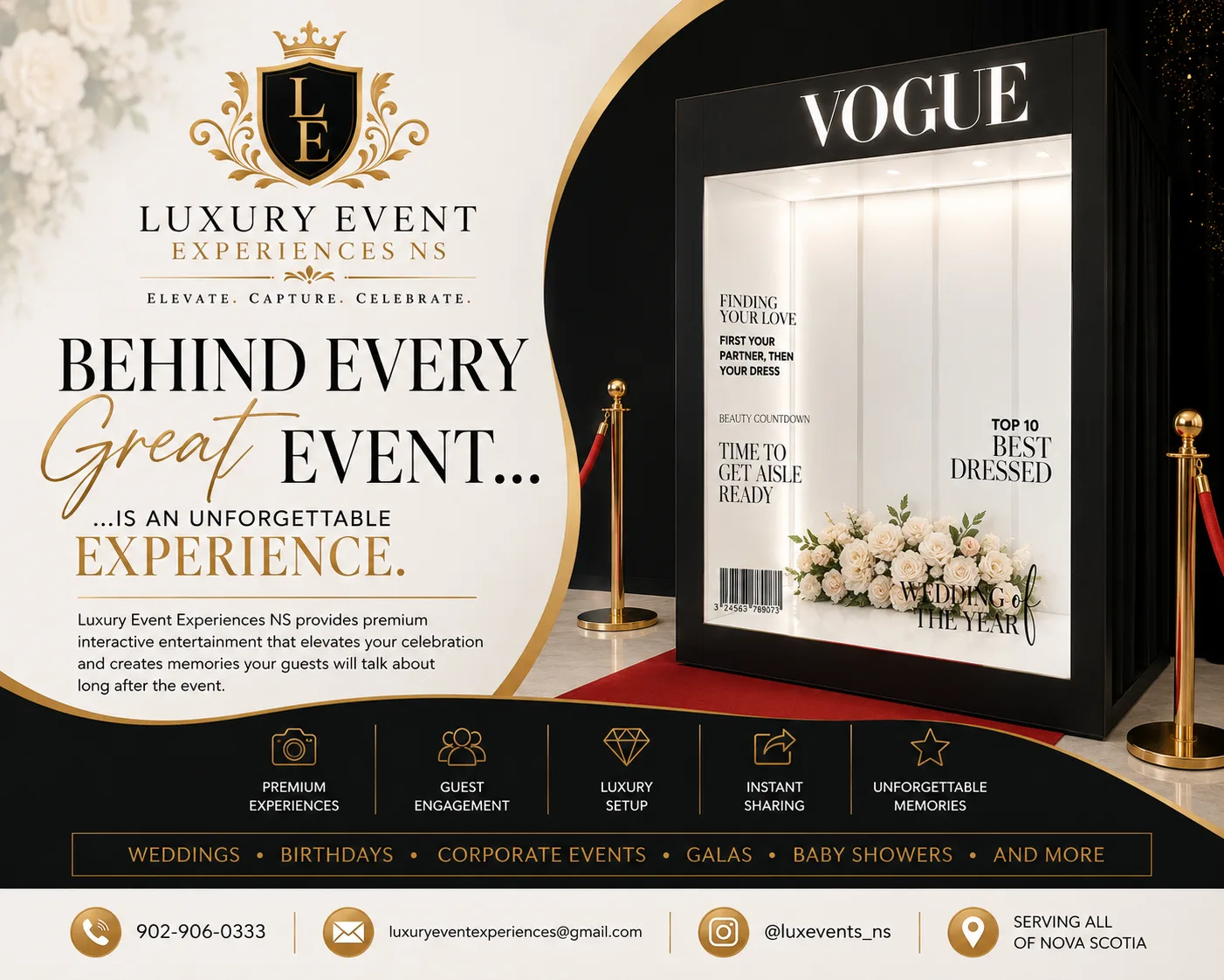 Vogue Event Booth!